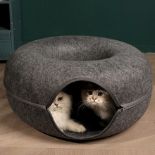 고양이 도넛 터널 숨숨집(50cm) 캣터널하우스