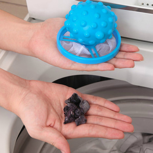 돌기형 세탁기 먼지 거름망(블루)