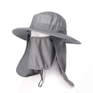 하이커 햇빛가리개 등산 모자(블루그레이)