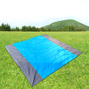 디어캠핑 텐트 그라운드 시트(210x200cm) (블루)
