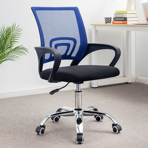 레스트온 사무용 의자(블루) 회사 책상의자