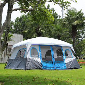 온가족캠핑 대형 투룸 텐트 12인용 야영 감성 사계절