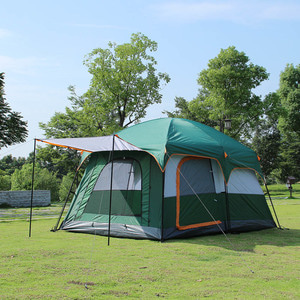 패밀리캠핑 거실형 텐트 캠핑 대형 리빙쉘 그린