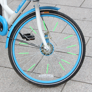 자전거 휠라이트 반사 스트로우 12p세트