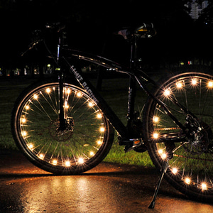 플래시 자전거 LED 와이어 휠라이트 자전거안전등