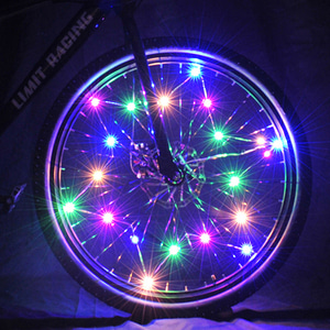 플래시 자전거 LED 와이어 휠라이트 안전등