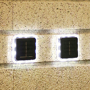 선샤인가든 LED 태양광 바닥등 2p 계단 벽부등