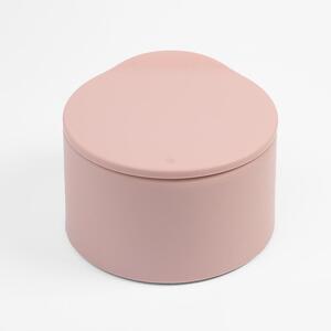 파스텔 원터치 반자동 휴지통(핑크)