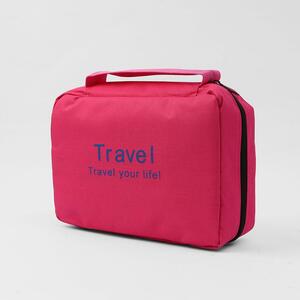 폴리다 여행용 파우치(핑크) 트래블백 수납파우치