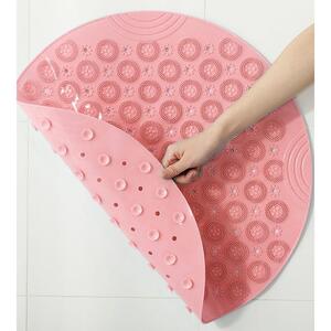 풋브러쉬 미끄럼방지 욕실매트(55x55cm) (핑크)발매트