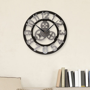엔티크 태엽 무소음 벽시계(50cm) 인테리어벽시계