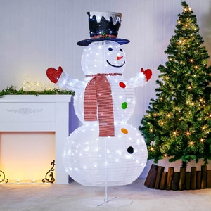 180cm LED 폴딩 헬로우 눈사람 대형 크리스마스장식