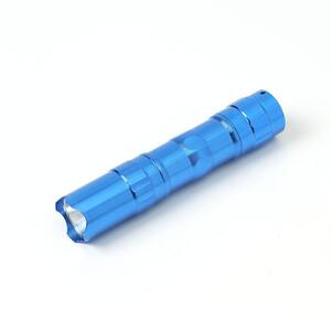 콤팩트 휴대용 LED 후레쉬 생활방수 미니손전등 블루