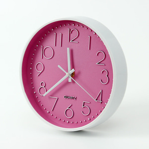 타임이즈 원형 벽시계(20cm) 침실 안방 저소음시계