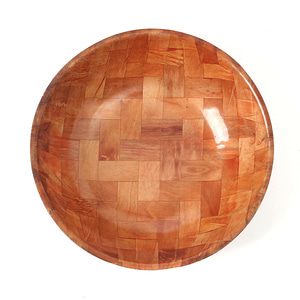 네추럴 원형 우드볼(30cm) 팝콘볼 과자스낵접시