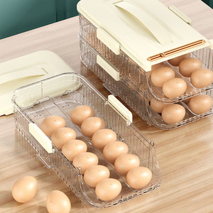 에그잇 자동정리 48구 계란케이스 냉장고 계란보관통