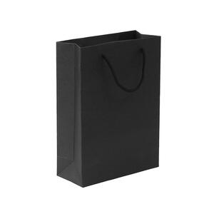 무지 세로형 쇼핑백 10p(19x26cm) (블랙) 종이쇼핑백