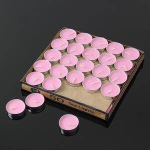 감동 캔들조이 원형 티라이트 50p세트(핑크) 이벤트초 양초