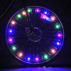 세이프 자전거 LED 와이어 휠라이트 야간안전등